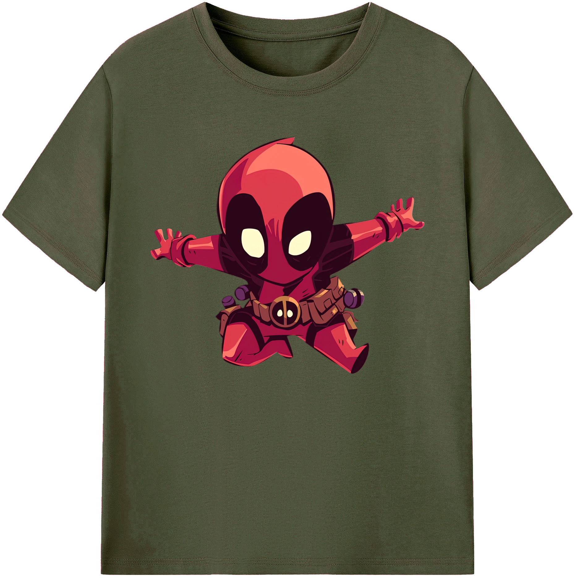 （画像用） Deadpool デッドプール 綿100％ メンズ半袖Tシャツ｜肌触りやわらか＆通気性